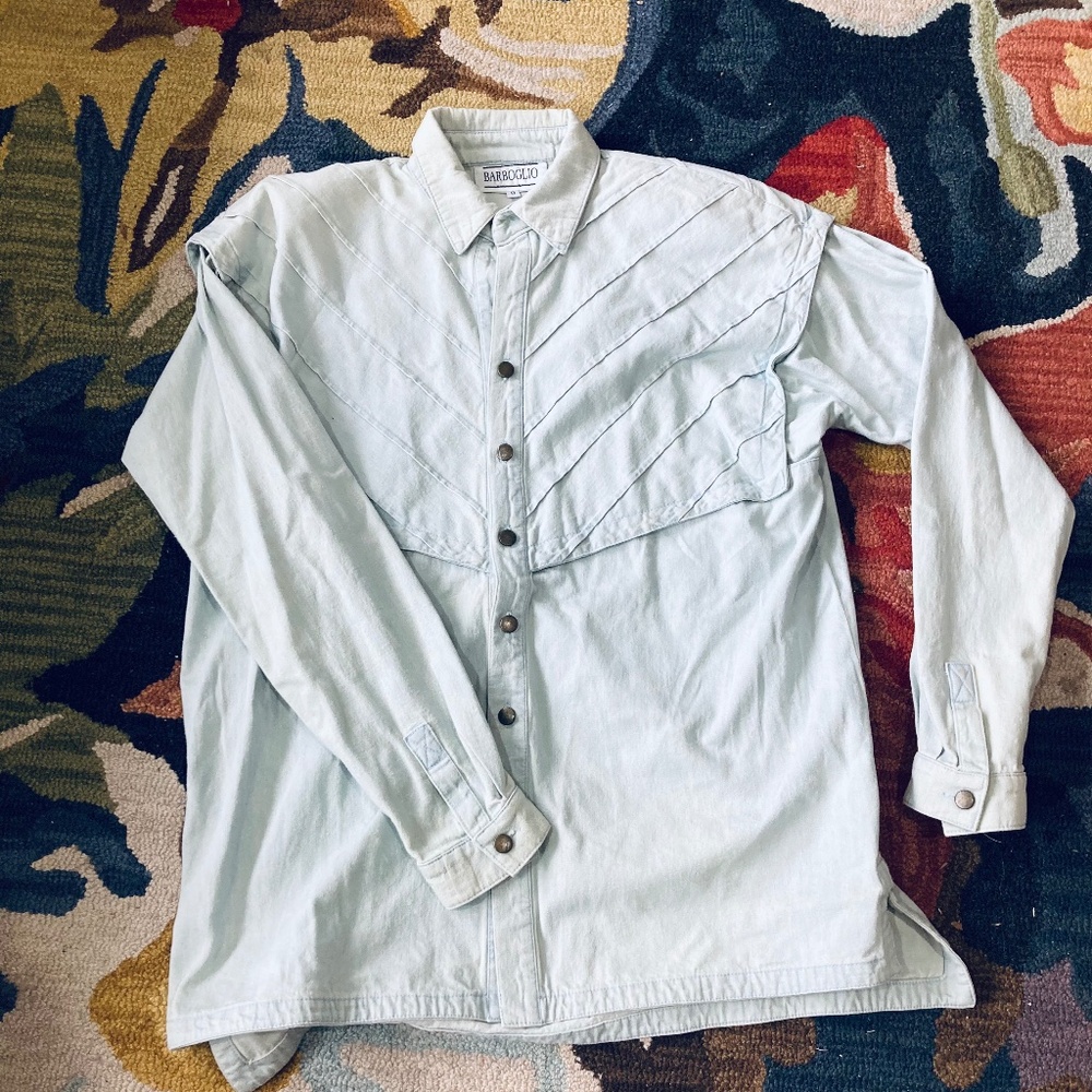 women's vintage Button down blouse
